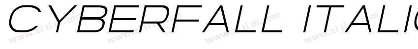 Cyberfall Italic字体转换